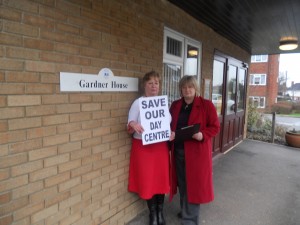 Gardner House under threat Kathy Newbound and Debbie Cook at Gardner House